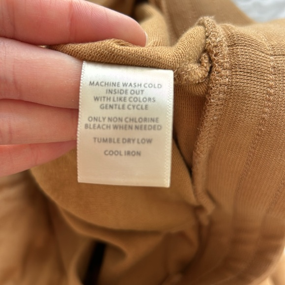 Cuyana French Terry Wide Leg Pants - Picture 3 of 6